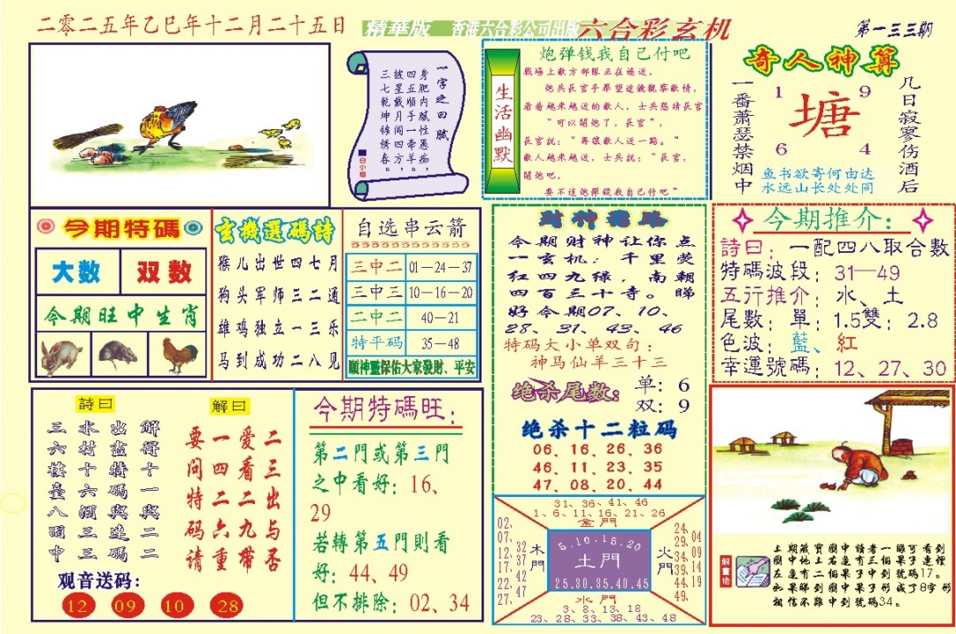 133期118六合玄机(新图)[图]