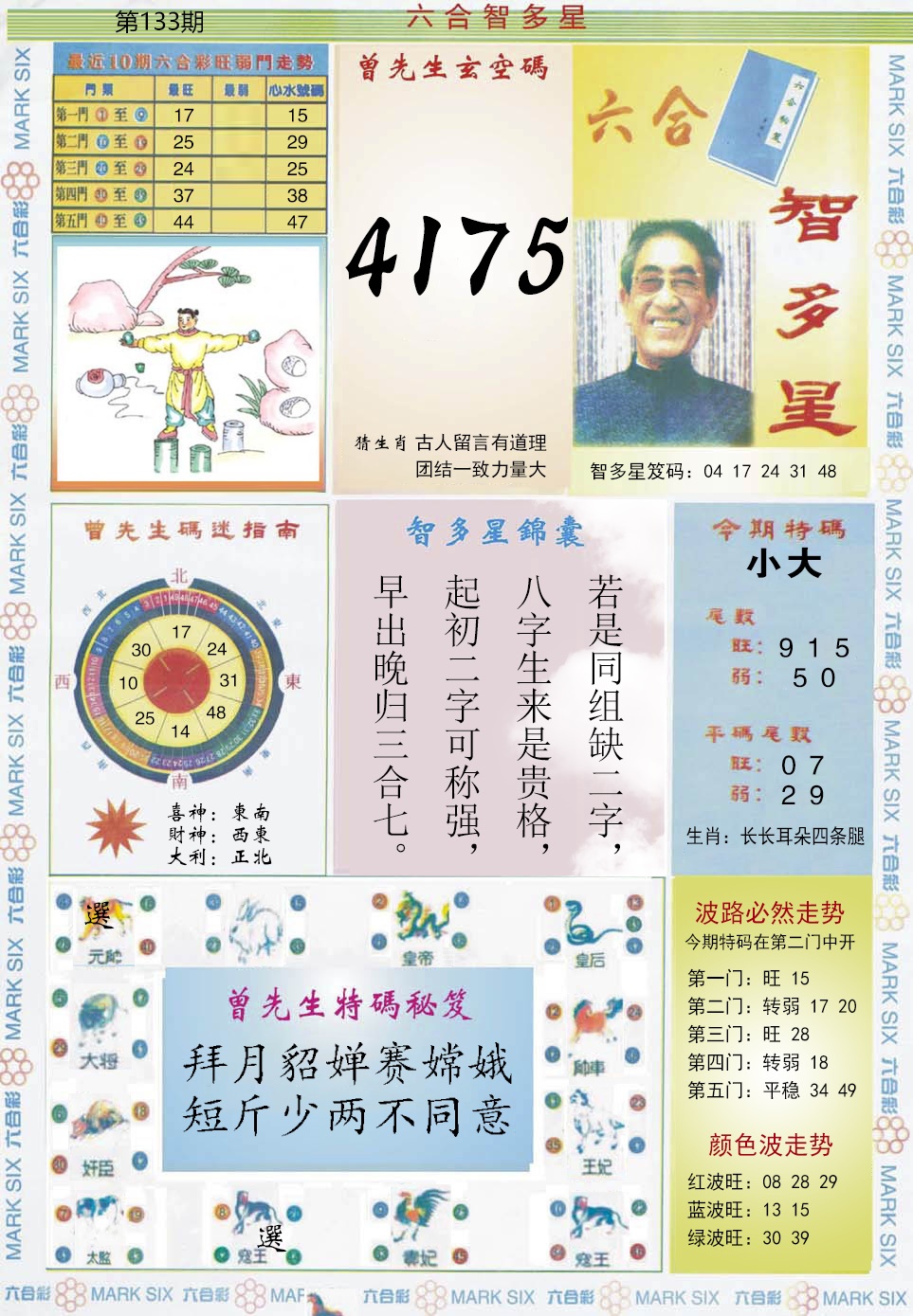 133期六合智多星[图]