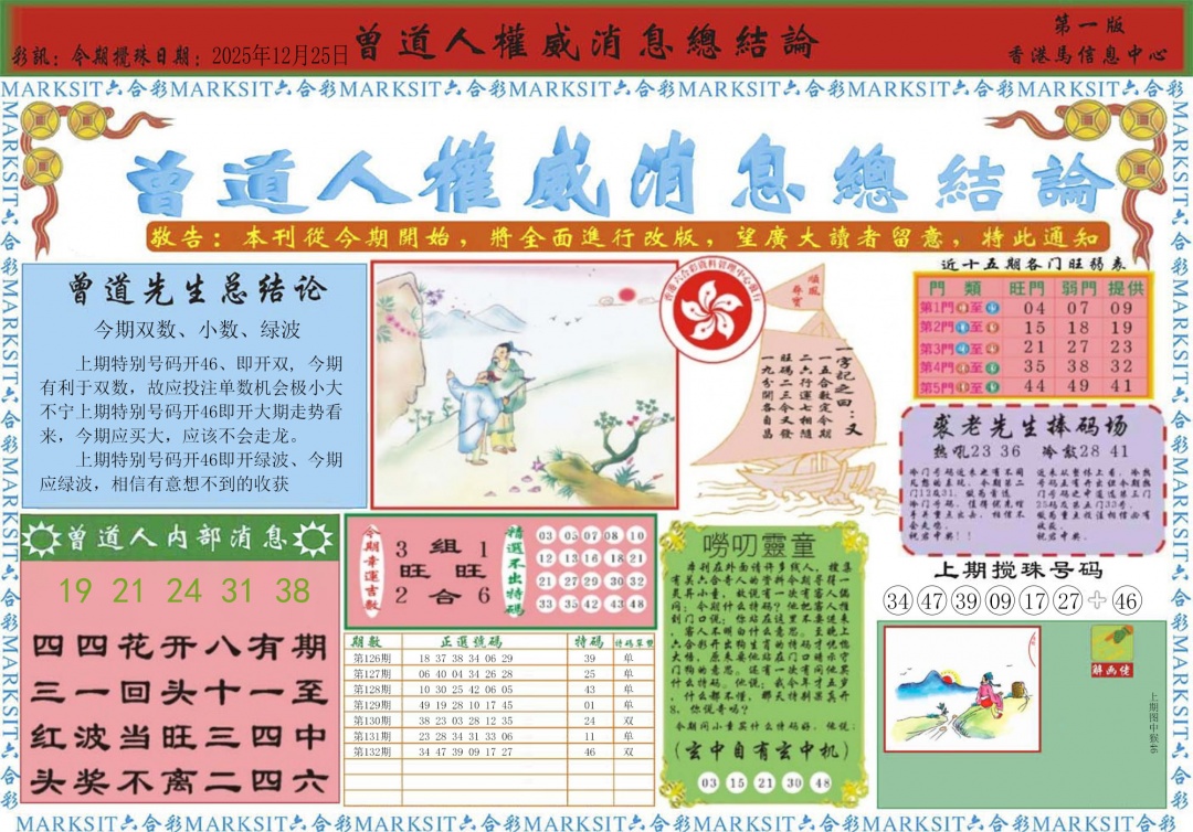 133期曾道人权威消息A[图]