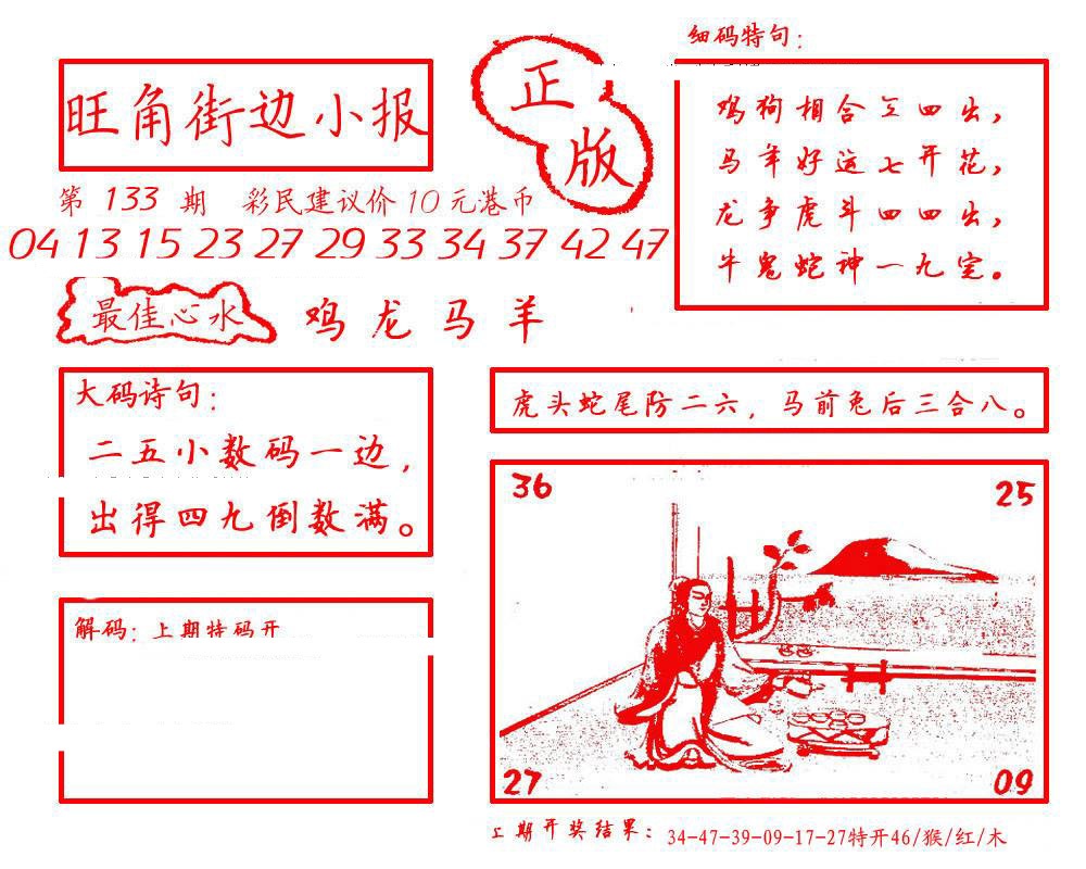 133期旺角街边小报[图]