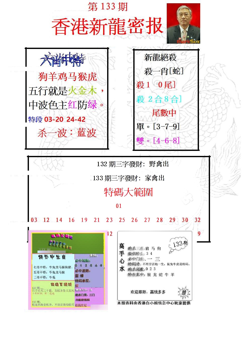 133期新龙密报[图]